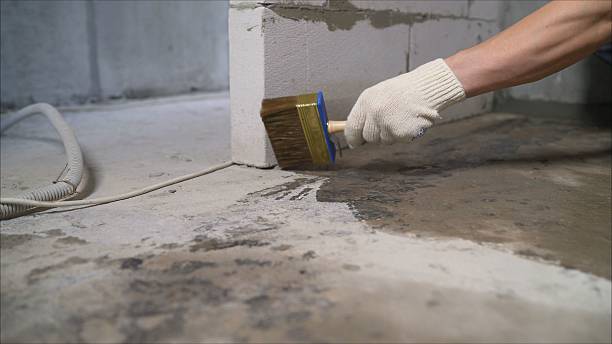 SJ Waterproofing Pros Waterproofing coverage map for New Trenton, IN and surrounding area